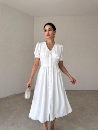 TERESA Midi Elbise 0493 - 1