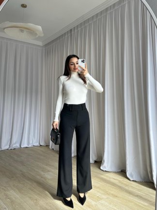 TERZİC Pantolon 8350 - Siyah - 4