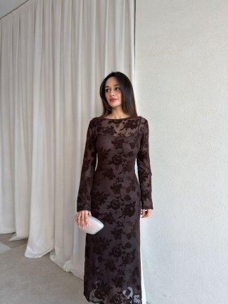 TİMBER Elbise 8826 - Acı Kahve - 2