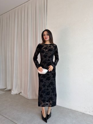 TİMBER Elbise 8826 - Siyah - 2