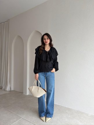 TİNKY Bluz 2391 - Siyah - 2