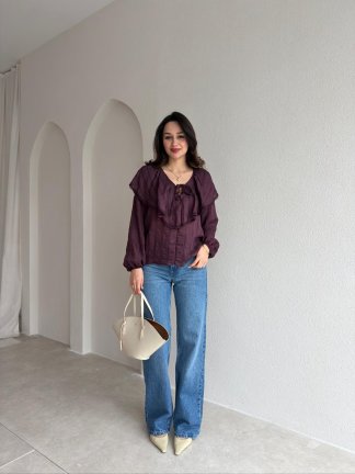 TİNKY Bluz 2391 - Mürdüm - 2