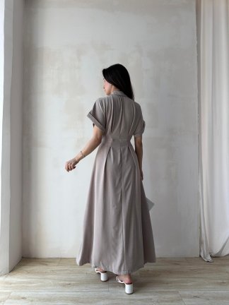 TİTA Maxi Elbise 4736 - Bej - 3