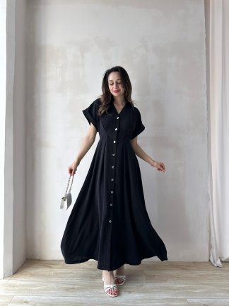 TİTA Maxi Elbise 4736 - Siyah - 1
