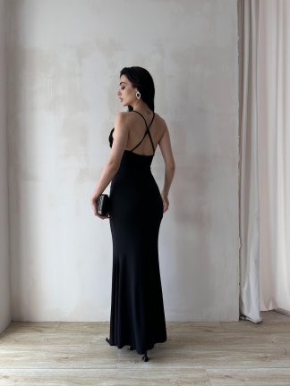 TOKYO Maxi Elbise 5748 - Siyah - 2