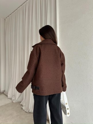 TOMRİS Kısa Kaban 8789 - Acı Kahve - 2