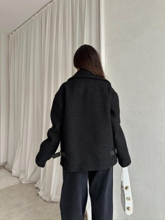 TOMRİS Kısa Kaban 8789 - Siyah - 2