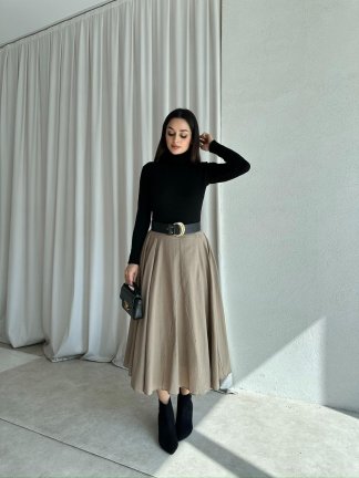 TORRES Midi Etek 9325 - Krem - 2