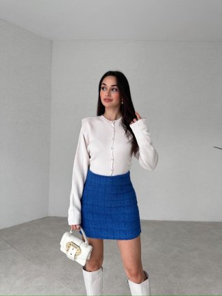 Triko DRACULA Hırka 2345 - Krem - 2