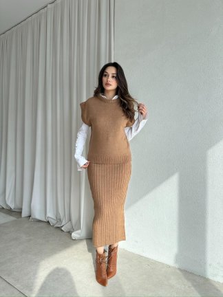 Triko WİNONA Takım 6483 - Kahverengi - 6