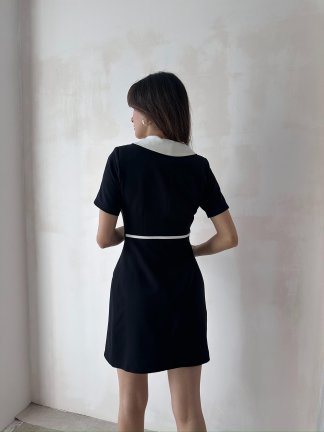 TULİP Mini Elbise 7566 - Siyah - 7