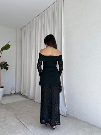 VEGAS Maxi Elbise 8235 - Siyah - 3