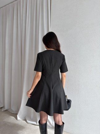 VERANKA Elbise 5648 - Antrasit - 3