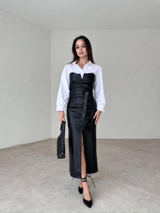 VİCTORİA Maxi Elbise 0922 - Siyah - 2