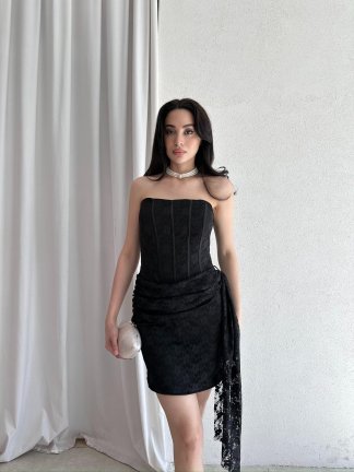 VİNELLA Mini Elbise 3742 - Siyah - 3