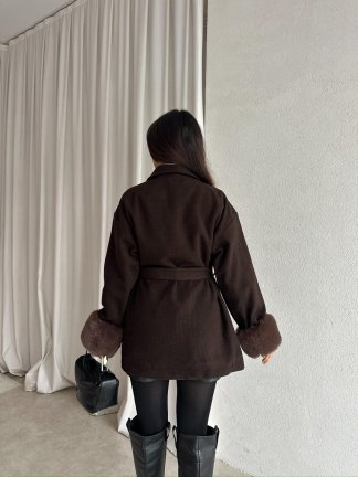 VİOREN Kaban 8721 - Acı Kahve - 4