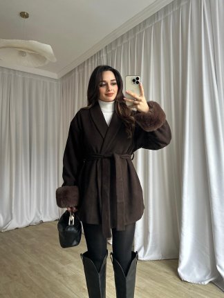 VİOREN Kaban 8721 - Acı Kahve 