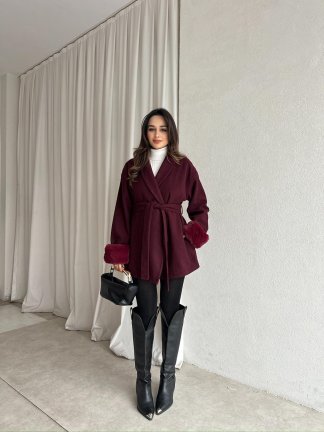 VİOREN Kaban 8721 - Bordo - 2