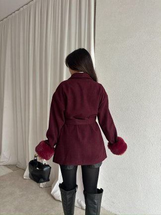 VİOREN Kaban 8721 - Bordo - 4