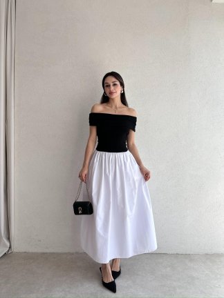 VOLTER Maxi Elbise 8488 - Siyah - 2
