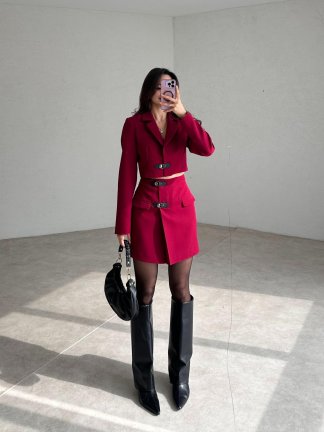 WADERS Takım 3887 - Bordo - 2