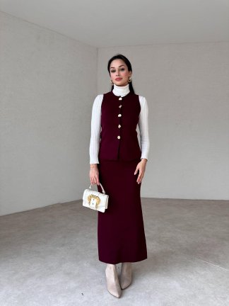 WAYNE Takım 5784 - Bordo - 3