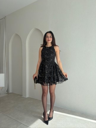 WİLBUR Mini Elbise 1024 - Siyah - 2