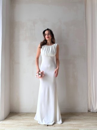 WİND Maxi Elbise 7401 - Beyaz - 4