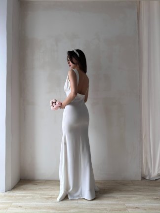 WİND Maxi Elbise 7401 - Beyaz - 3