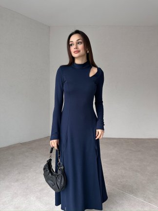 WİNGARD Maxi Elbise 1304 - Lacivert - 1