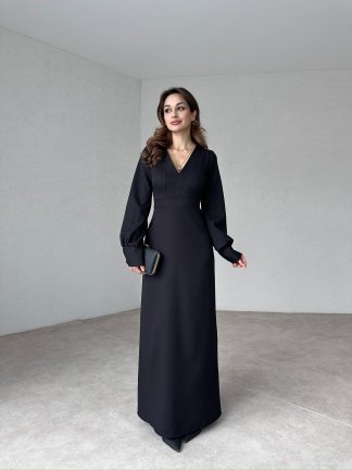 WİNSLOW Maxi Elbise 4988 - Siyah - 2