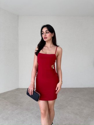 GORDON Elbise 6231 - Kırmızı - 1