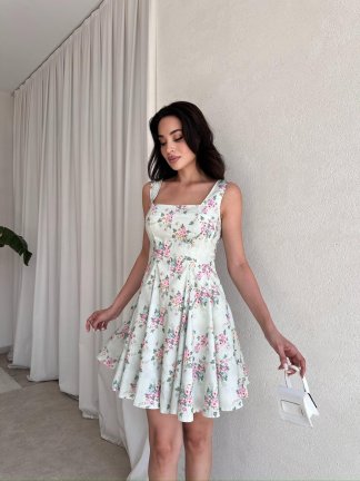 YODA Mini Elbise 8082 - Bebe Mavi 