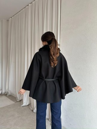ZANGER Kürklü Panço 8550 - Siyah - 4