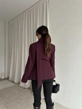 ZEGNA Ceket 8370 - Bordo - 4