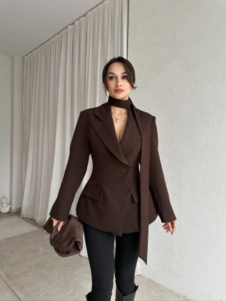 ZEGNA Ceket 8370 - Acı Kahve - 2