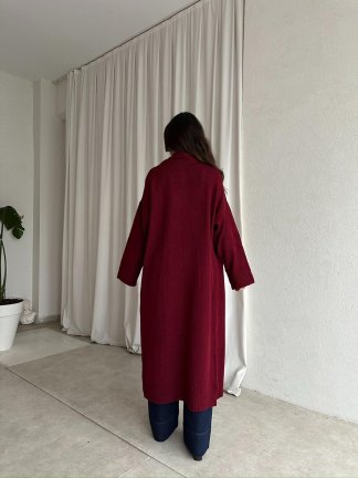 ZEON Hırka 8431 - Bordo - 3