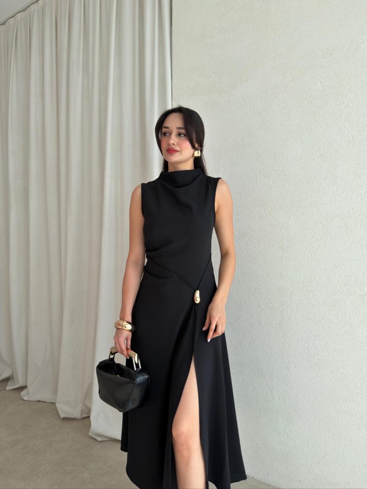 ALLERLİ Elbise 7894 - Siyah - Mooi Butik