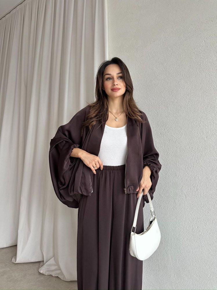 ALODİ Takım 8518 - Acı Kahve - Mooi Butik