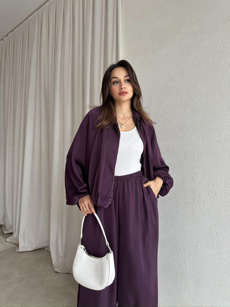 ALODİ Takım 8518 - Mürdüm - Mooi Butik