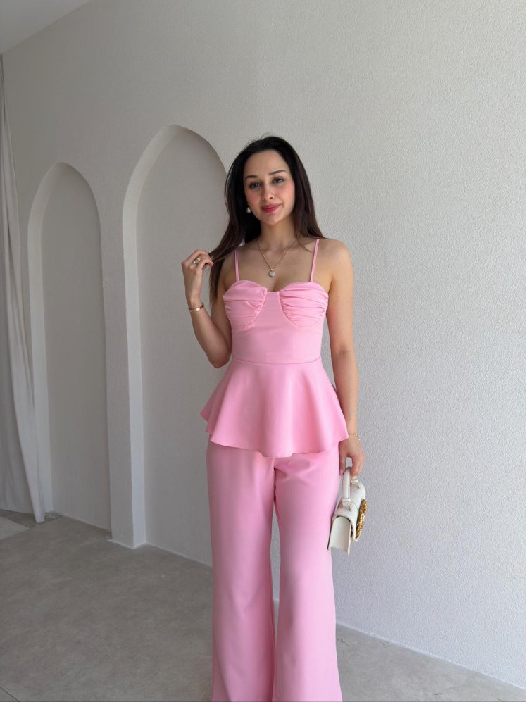 ALONE Takım 5494 - Pembe - Mooi Butik