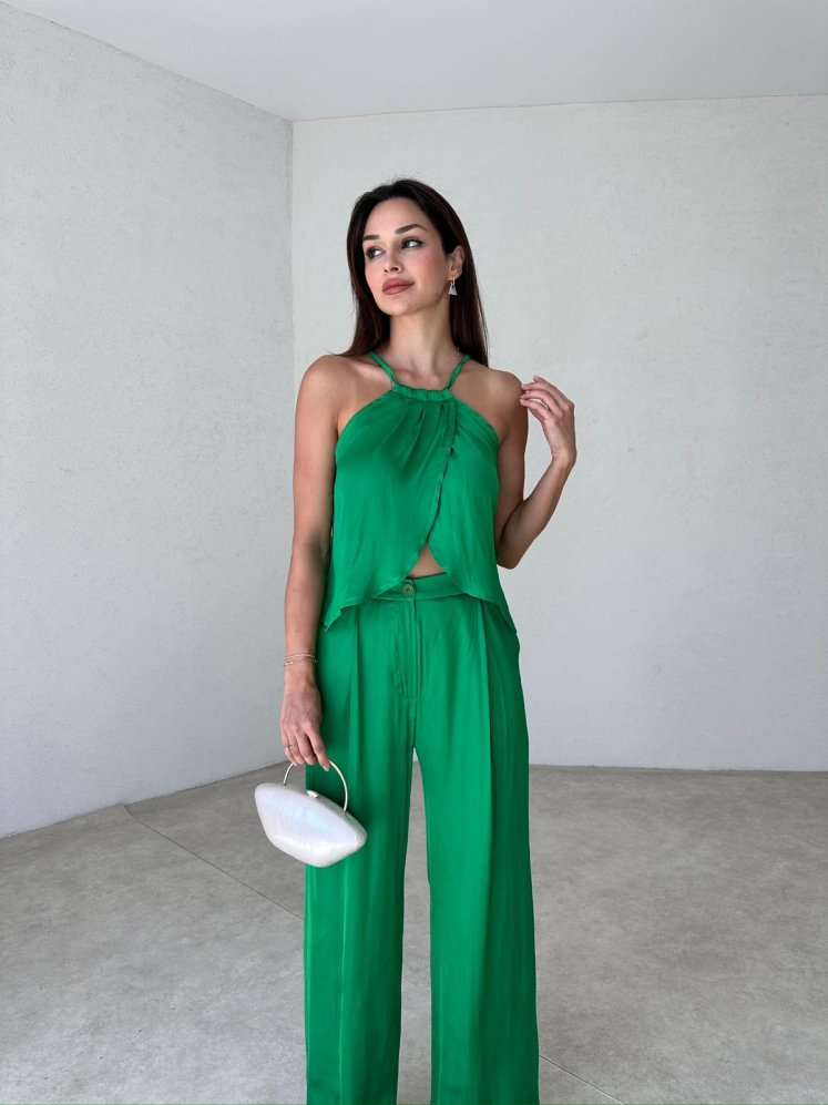 AMİYA Takım 3241 - Yeşil - Mooi Butik