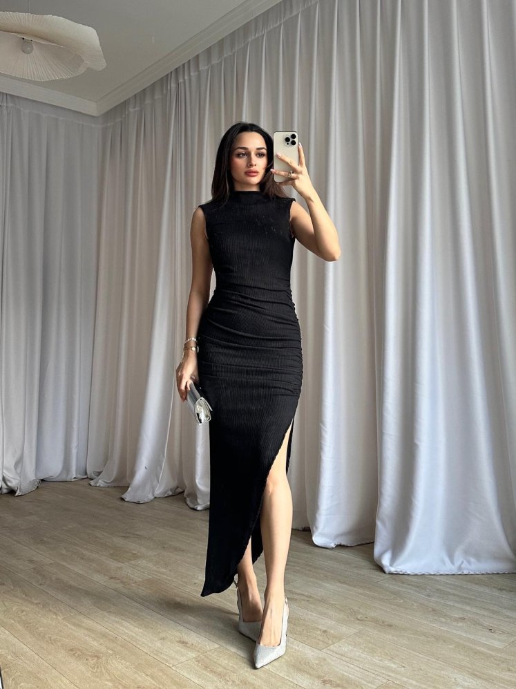 AMOUR Elbise 8798 - Siyah - Mooi Butik