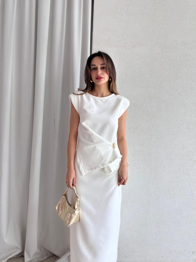 ASPEN Takım 5079 - Beyaz - Mooi Butik