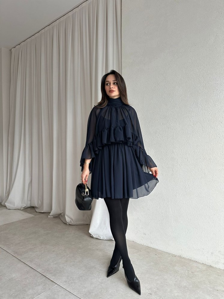 BAHAMA Elbise 8738 - Lacivert - Mooi Butik