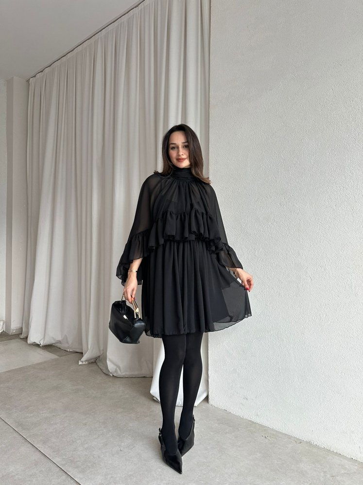 BAHAMA Elbise 8738 - Siyah - Mooi Butik