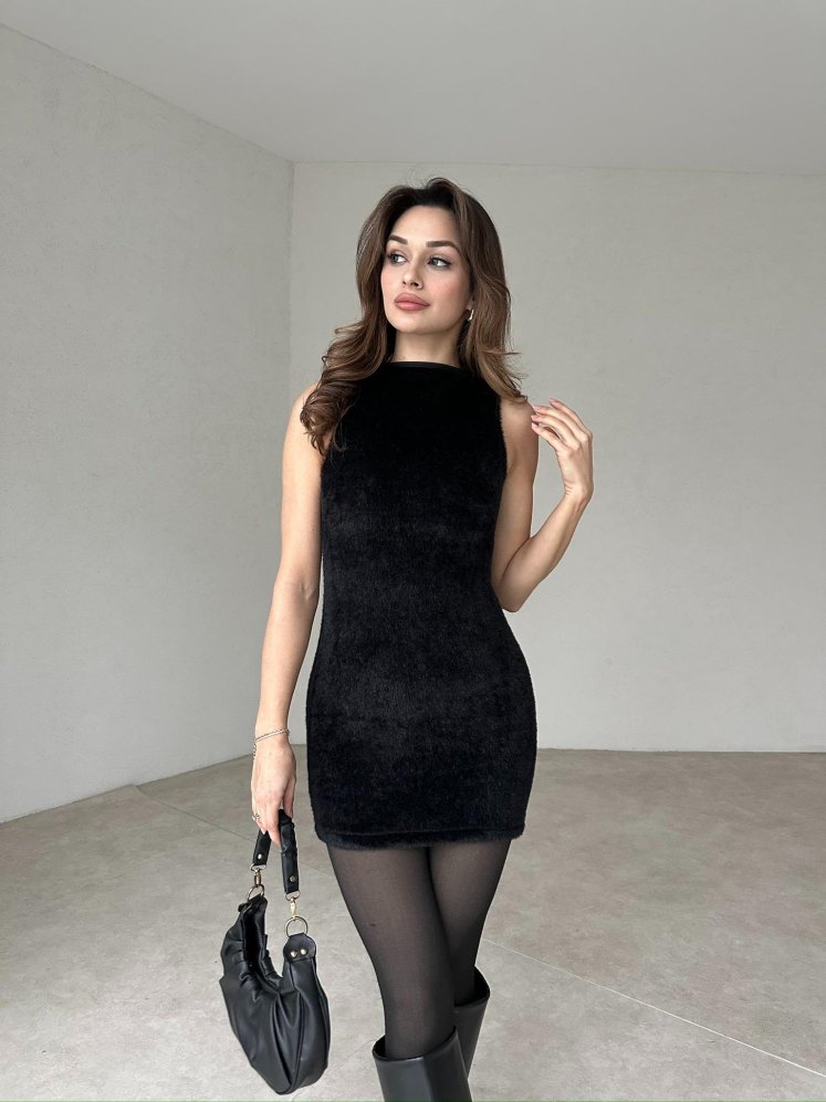 BAMBERG Mini Elbise 5774 - Siyah - Mooi Butik