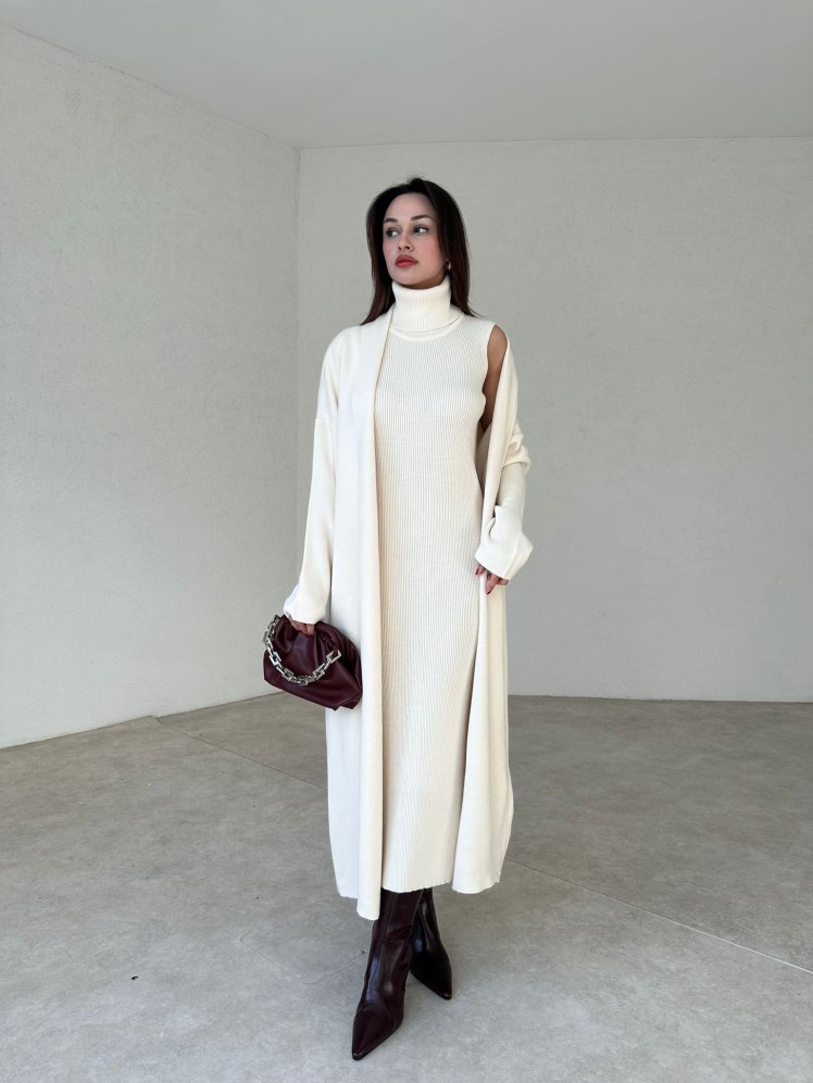 BARNEY Takım 4093 - Ekru - Mooi Butik