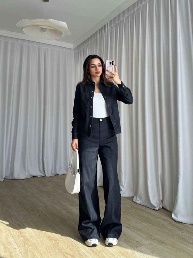 BELONG Denim Takım 8656 - Lacivert - Mooi Butik