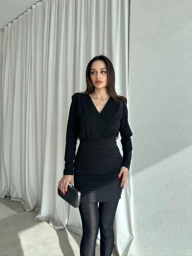 BERRY Elbise 8807 - Siyah - Mooi Butik